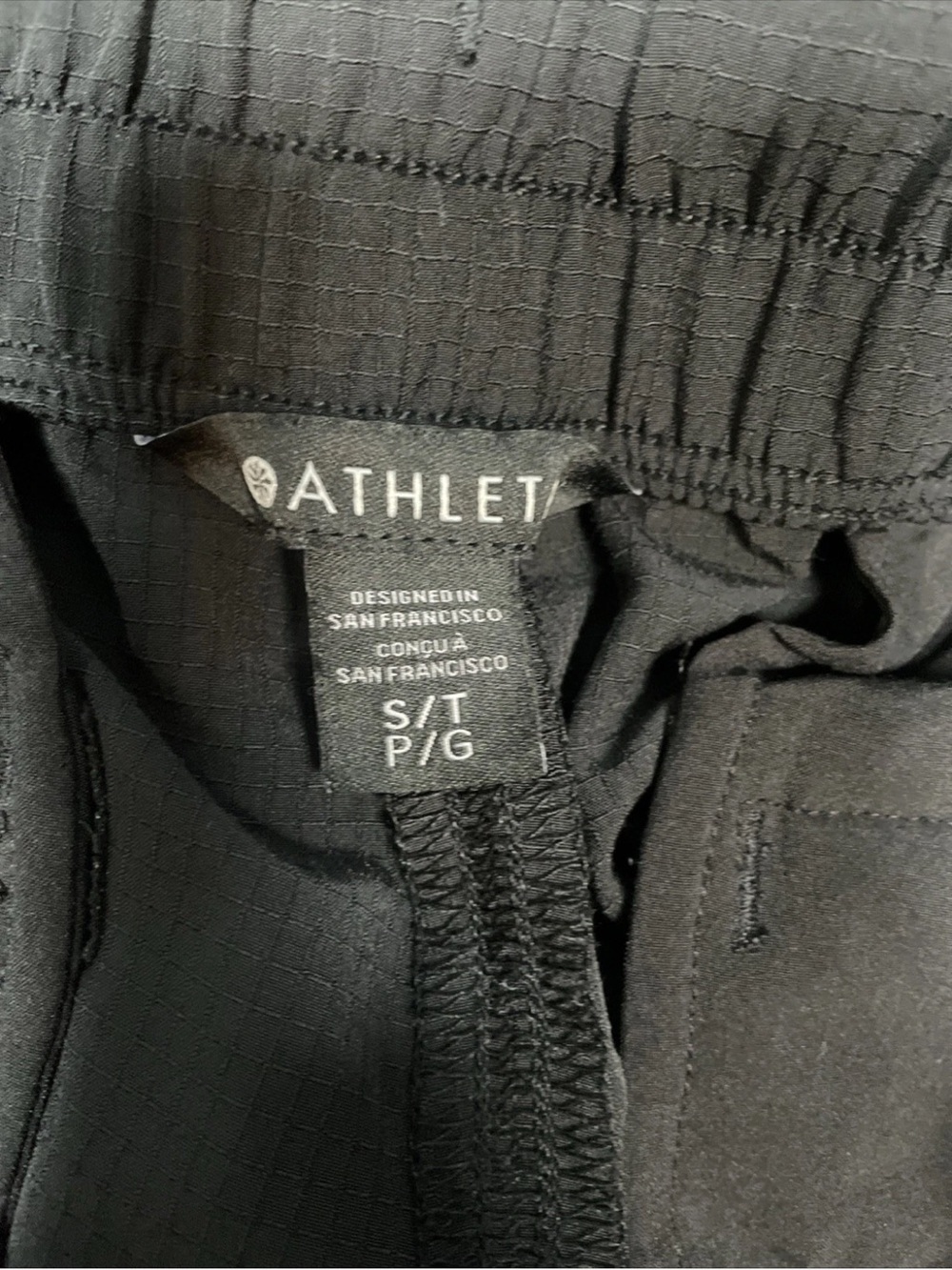 Athleta Boundless Cargo Pant Black Size Small Tall Travel Lightweight - Picture 5 of 7